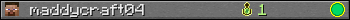 maddycraft04 userbar 350x20