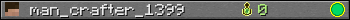 man_crafter_1399 userbar 350x20