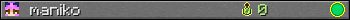 maniko userbar 350x20