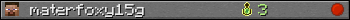 Юзербар 350x20 для materfoxy15g