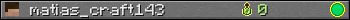 matias_craft143 userbar 350x20