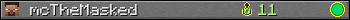 mcTheMasked userbar 350x20