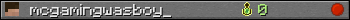 mcgamingwasboy_ userbar 350x20