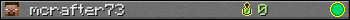 mcrafter73 userbar 350x20