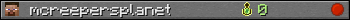 mcreepersplanet userbar 350x20