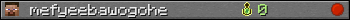 mefyeebawogohe userbar 350x20