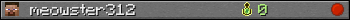 meowster312 userbar 350x20