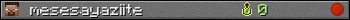 mesesayaziite userbar 350x20