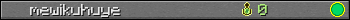 mewikuhuye userbar 350x20