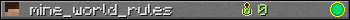 mine_world_rules userbar 350x20