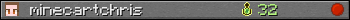 minecartchris userbar 350x20