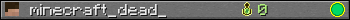 minecraft_dead_ userbar 350x20