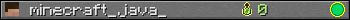 Benutzerleisten 350x20 für minecraft_java_