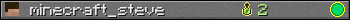 minecraft_steve userbar 350x20