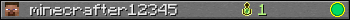 minecrafter12345 userbar 350x20