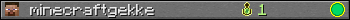 minecraftgekke userbar 350x20