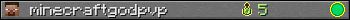 minecraftgodpvp userbar 350x20