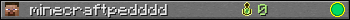 minecraftpedddd userbar 350x20