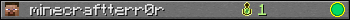 minecraftterr0r userbar 350x20