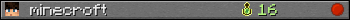 minecroft userbar 350x20