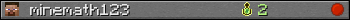 minemath123 userbar 350x20