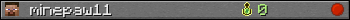 minepaw11 userbar 350x20