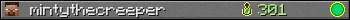 mintythecreeper userbar 350x20