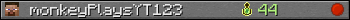 monkeyPlaysYT123 userbar 350x20