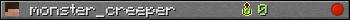 monster_creeper userbar 350x20