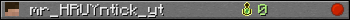 mr_HRUYntick_yt userbar 350x20