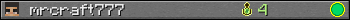 mrcraft777 userbar 350x20