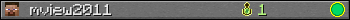 Юзербар 350x20 для mview2011
