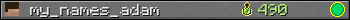 my_names_adam userbar 350x20