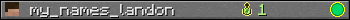 my_names_landon userbar 350x20