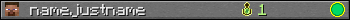 namejustname userbar 350x20