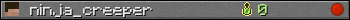 ninja_creeper userbar 350x20