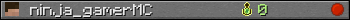 ninja_gamerMC userbar 350x20