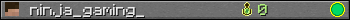 ninja_gaming_ userbar 350x20