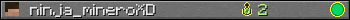 ninja_mineroXD userbar 350x20