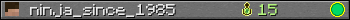 ninja_since_1985 userbar 350x20