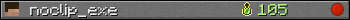 Benutzerleisten 350x20 für noclip_exe
