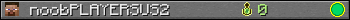 noobPLAYERSUS2 userbar 350x20