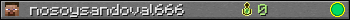 nosoysandoval666 userbar 350x20