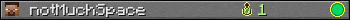 Юзербар 350x20 для notMuchSpace