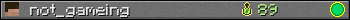 Benutzerleisten 350x20 für not_gameing