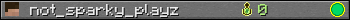 not_sparky_playz userbar 350x20