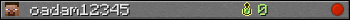 oadam12345 userbar 350x20