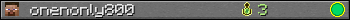 onenonly800 userbar 350x20