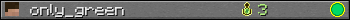 Benutzerleisten 350x20 für only_green