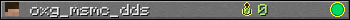 Benutzerleisten 350x20 für oxg_msmc_dds